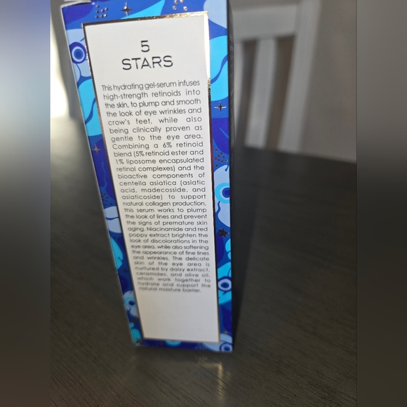 Sunday Riley 5 Stars Retinoid + Niacinamide Eye Serum - Blue and White - Picture 3 of 7